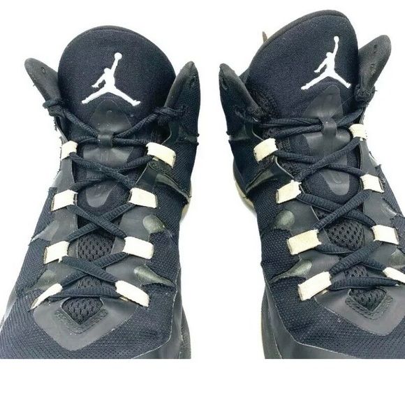 Nike Jordan Flightplate Black Basketball Trainers - Picture 5 of 12